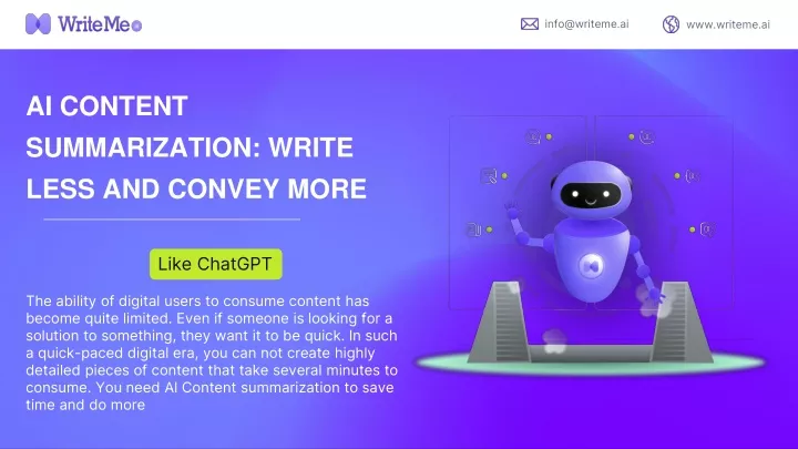 ai content summarization write less and convey more