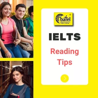 IELTS Reading Tips - Bafel Vijayawada
