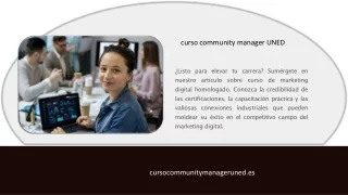 curso community manager UNED