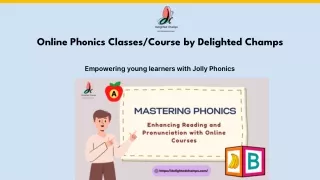 Online Phonics Classes course by Delighted Champs