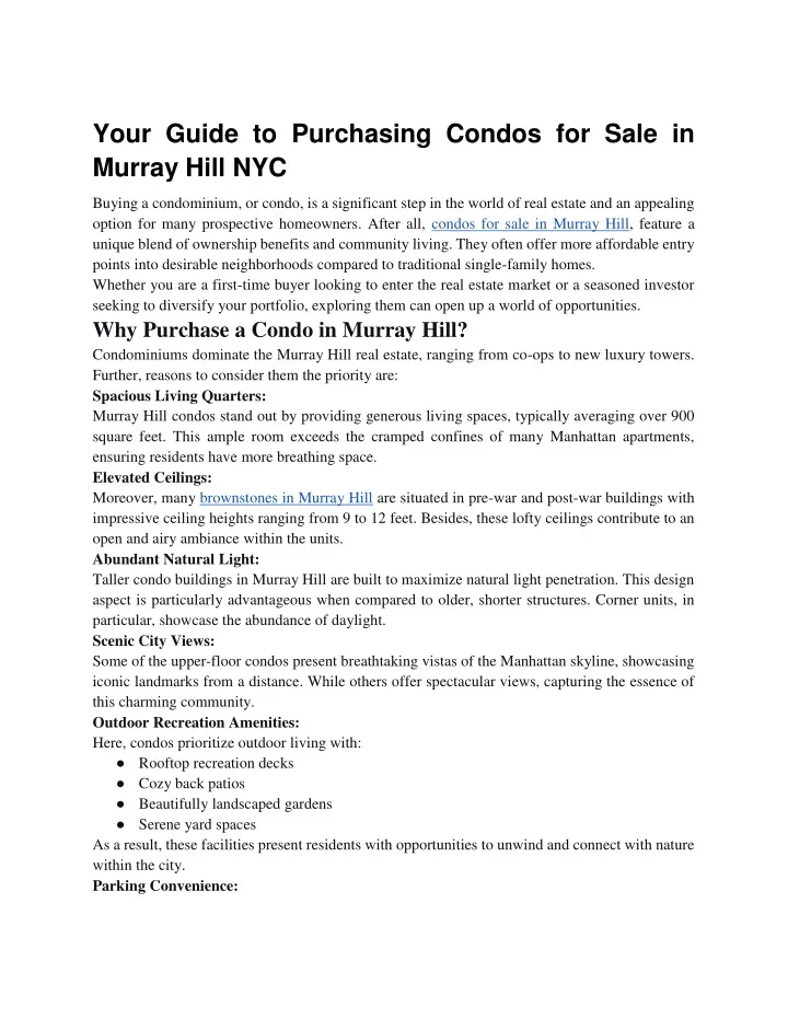 your guide to purchasing condos for sale