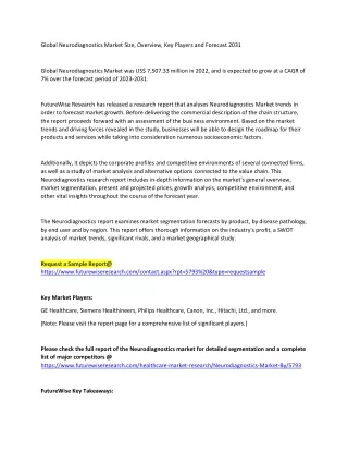 global neurodiagnostics market size overview