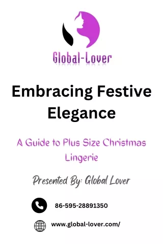 Embracing Festive Elegance: A Guide to Plus Size Christmas Lingerie