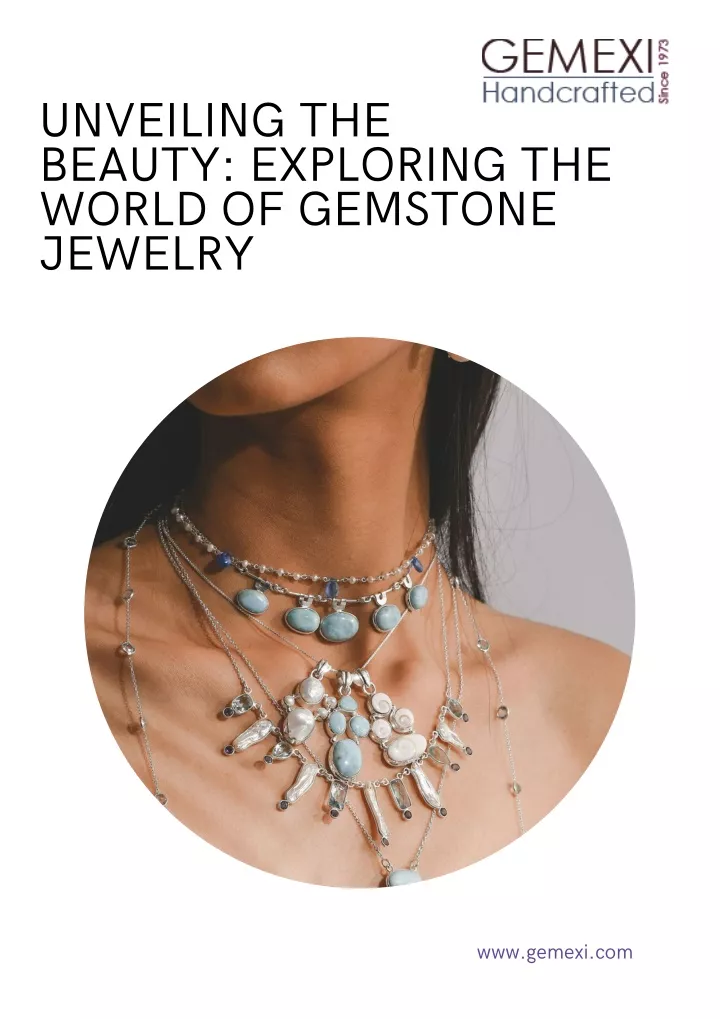 PPT - Unveiling the Beauty Exploring the World of Gemstone Jewelry 