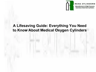 A Lifesaving Guide Everything You Need to Know About Medical Oxygen Cylinders