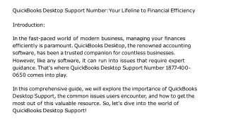 how to contact 1877-400-0650 QuickBooks Desktop Support Number