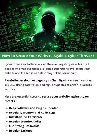 how to secure your website against cyber threats