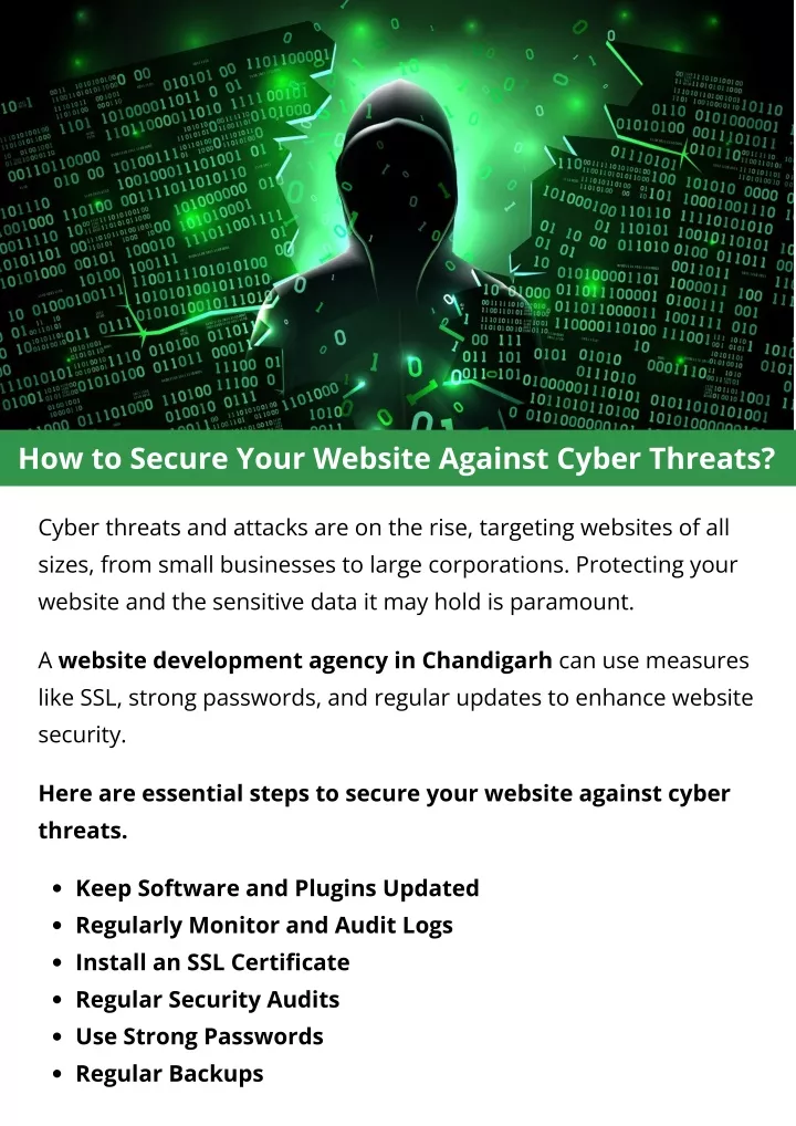 how to secure your website against cyber threats