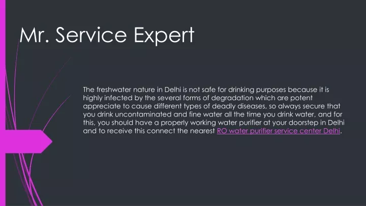 mr service expert