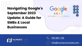 Navigating Google's September 2023 Update: A Guide for SMBs & Local Businesses