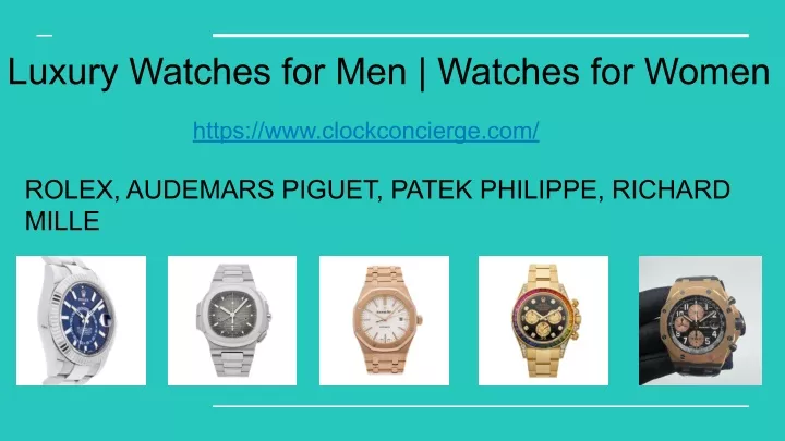 luxury watches for men watches for women
