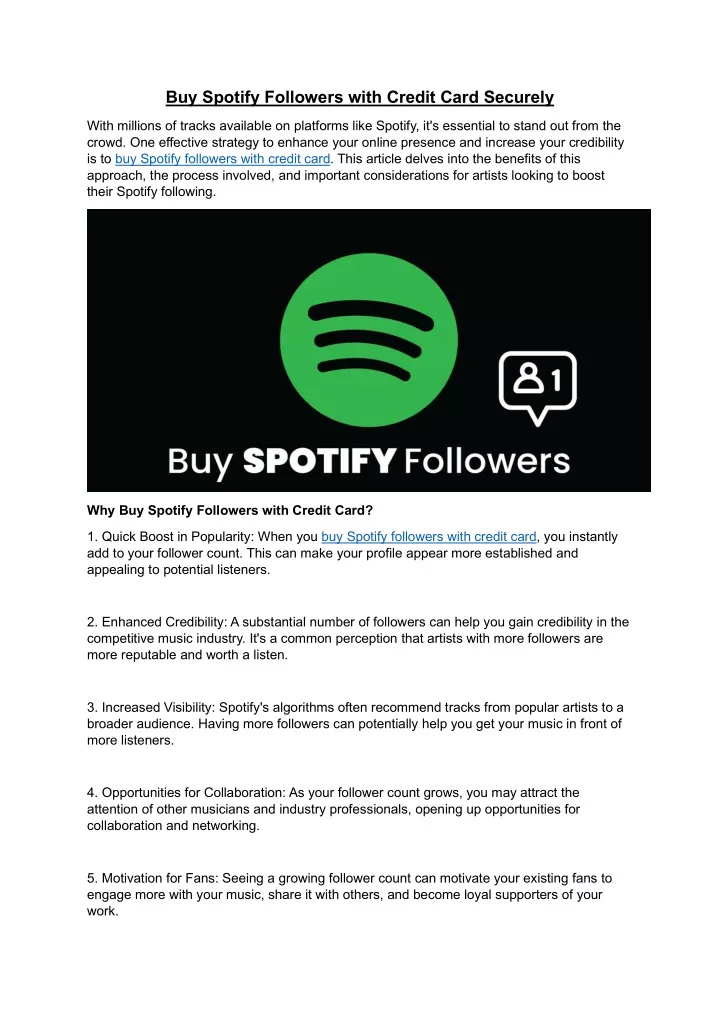 buy spotify followers with credit card securely
