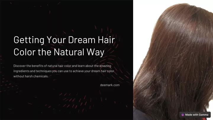 getting your dream hair color the natural way
