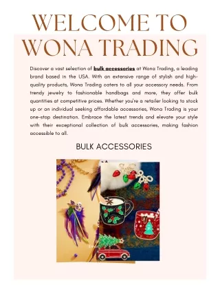 Wholesale Jewelry Suppliers