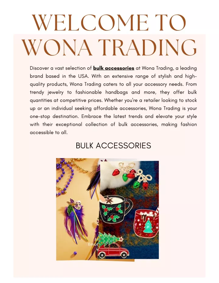 welcome to wona trading