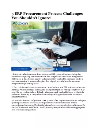 5 erp procurement process challenges you shouldn