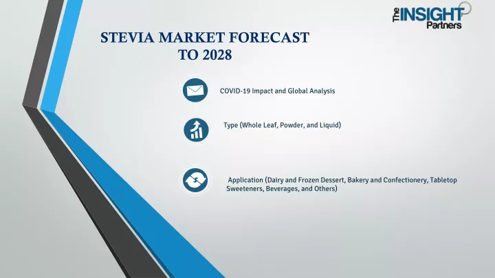 stevia market forecast to 2028