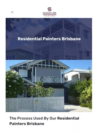 Residential [ainters Brisbane