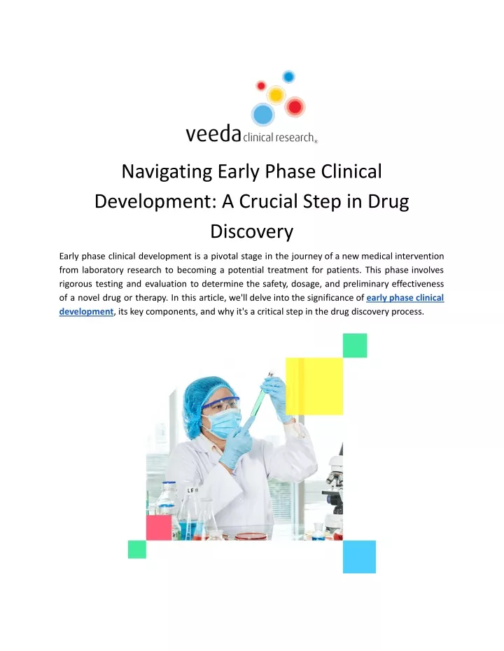 navigating early phase clinical development