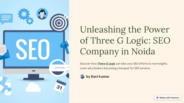 unleashing the power of three g logic seo company