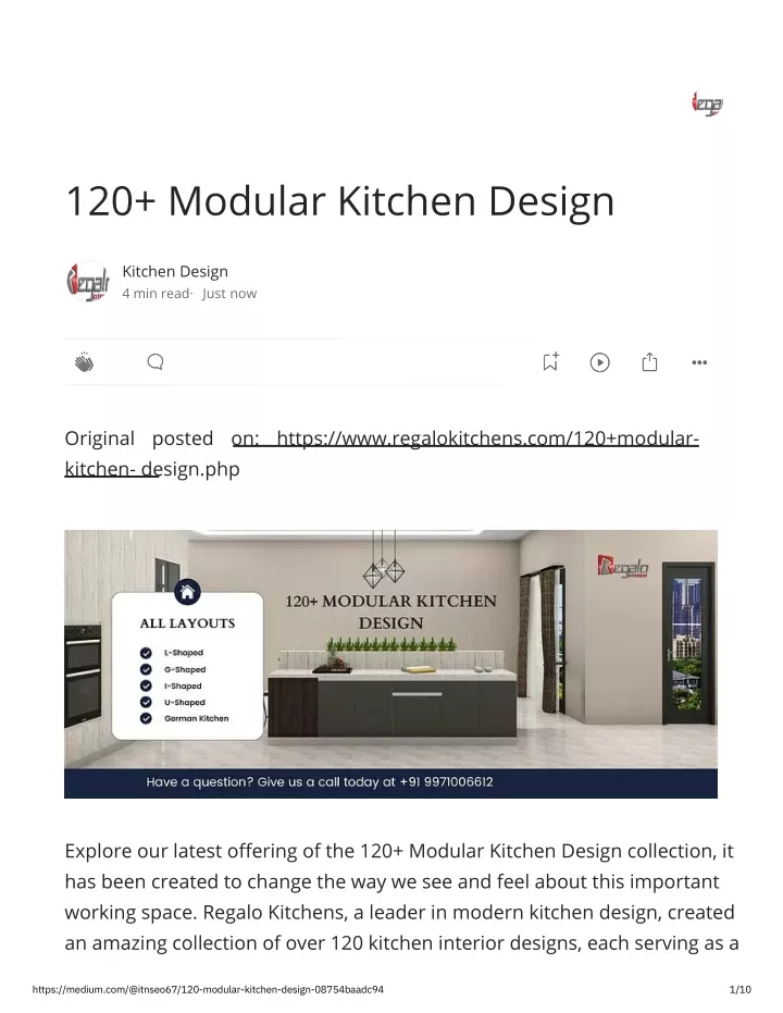 120 modular kitchen design