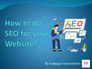 How to do SEO for your Website