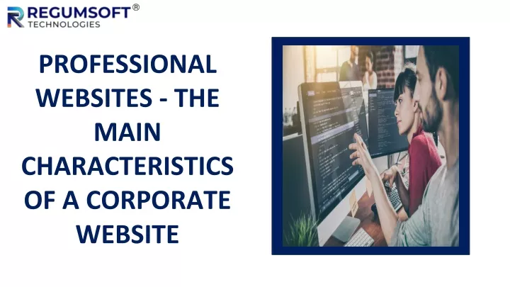 professional websites the main characteristics