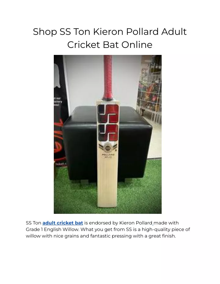 shop ss ton kieron pollard adult cricket