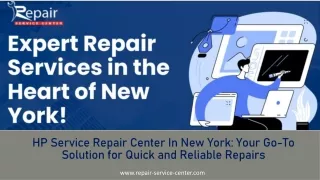 HP Authorized Repair Service Center In New York