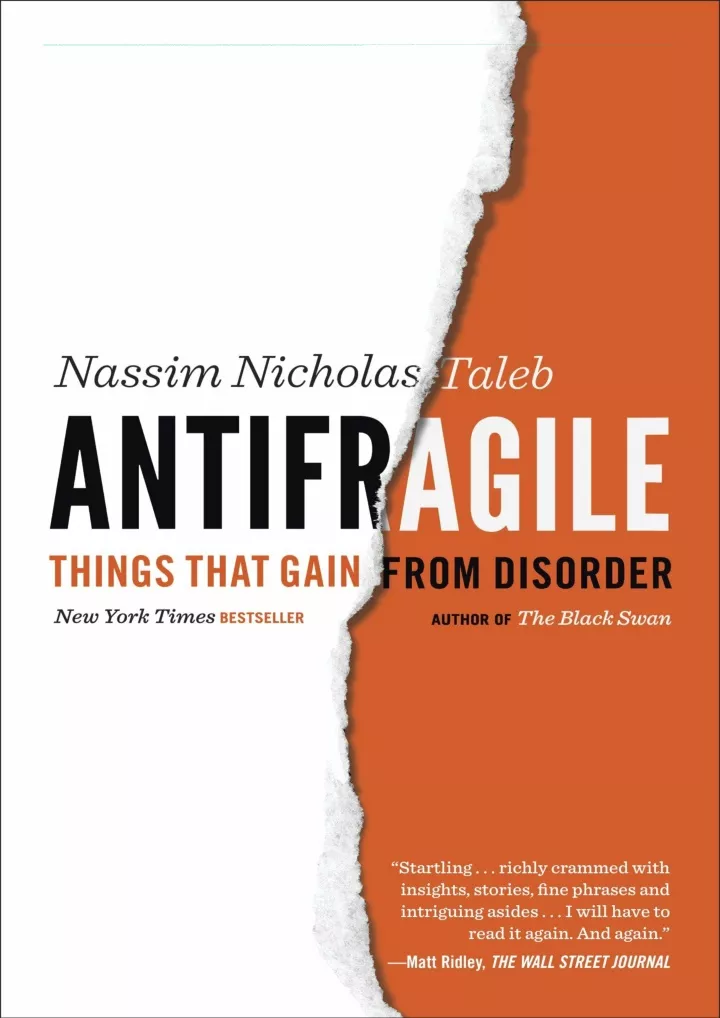 pdf read online antifragile things that gain from