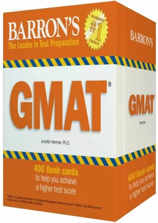 [READ DOWNLOAD]  GMAT Flash Cards (Barron's Test Prep)