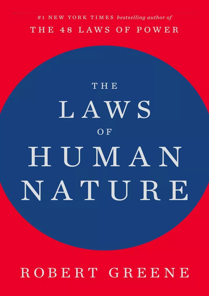 read ebook pdf the laws of human nature download