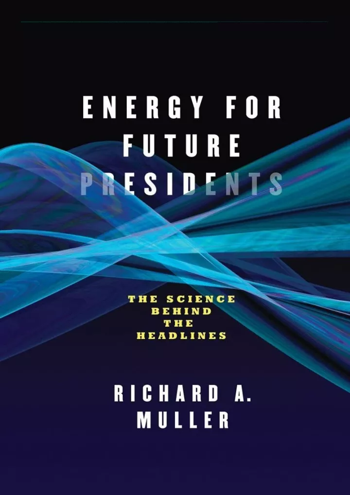 download pdf energy for future presidents