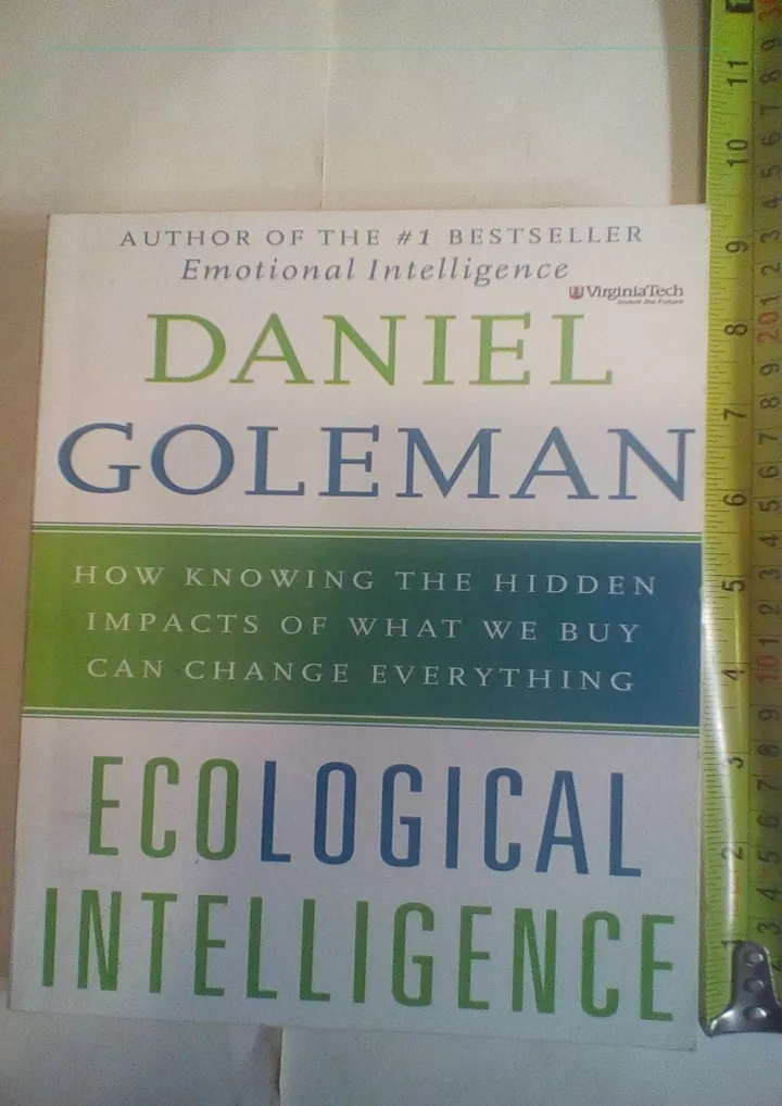 pdf read online ecological intelligence