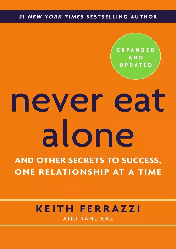 pdf never eat alone expanded and updated