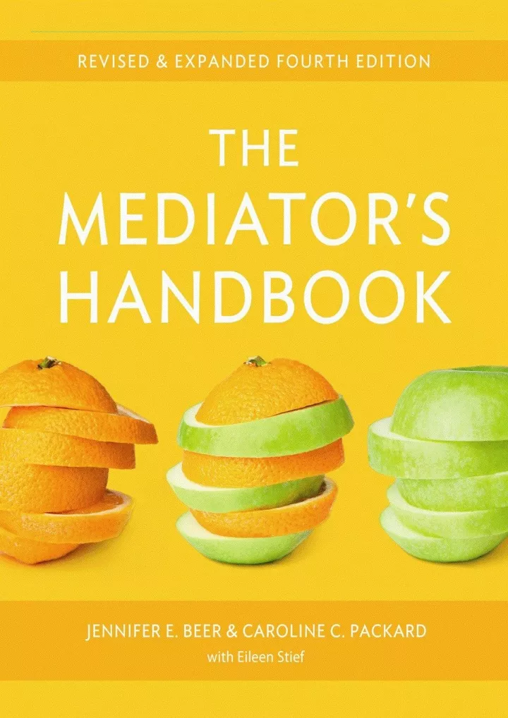 pdf read the mediator s handbook revised expanded