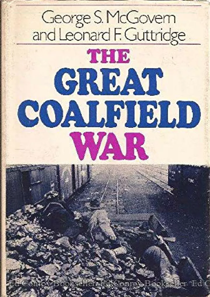 pdf read online the great coalfield war download