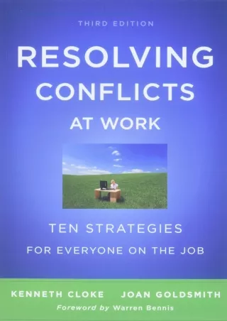 PDF/READ  Resolving Conflicts at Work: Ten Strategies for Everyone on the Job
