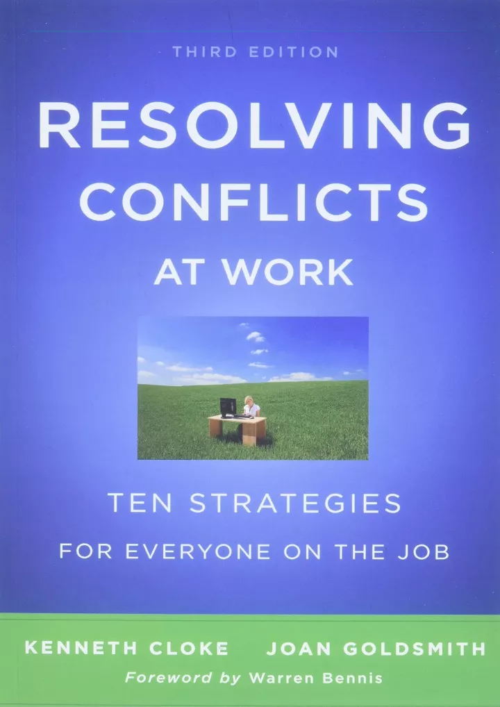 pdf read resolving conflicts at work