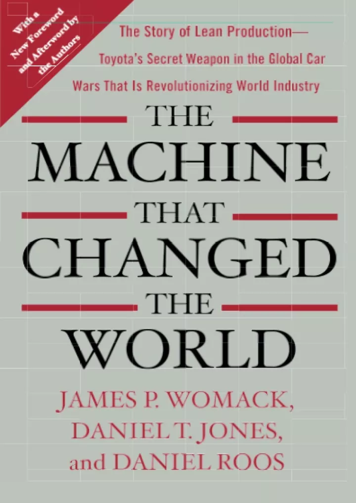 pdf the machine that changed the world the story