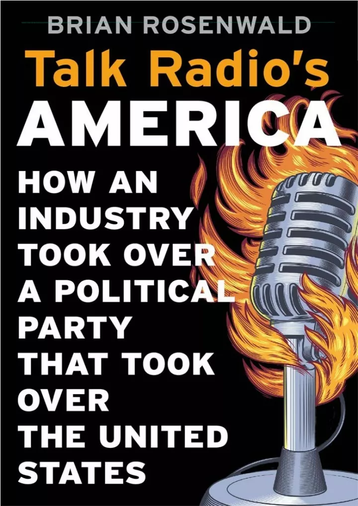 pdf read talk radio s america how an industry