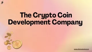 crypto coin development company