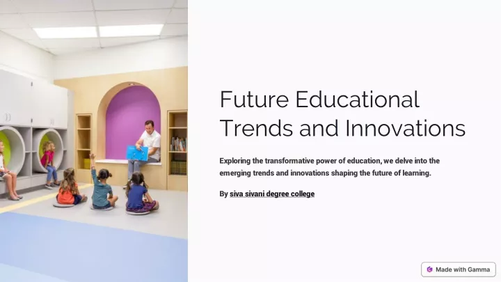 future educational trends and innovations