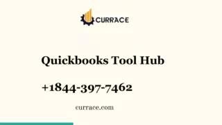 Quickbooks Desktop Tool Hub  1844-397-7462