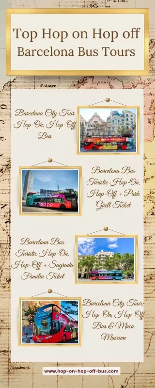 Hop on Hop off Barcelona Bus Tours