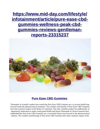 Pure Ease CBD Gummies