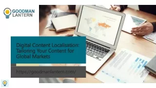 Digital Content Localisation: Tailoring Your Content for Global Markets