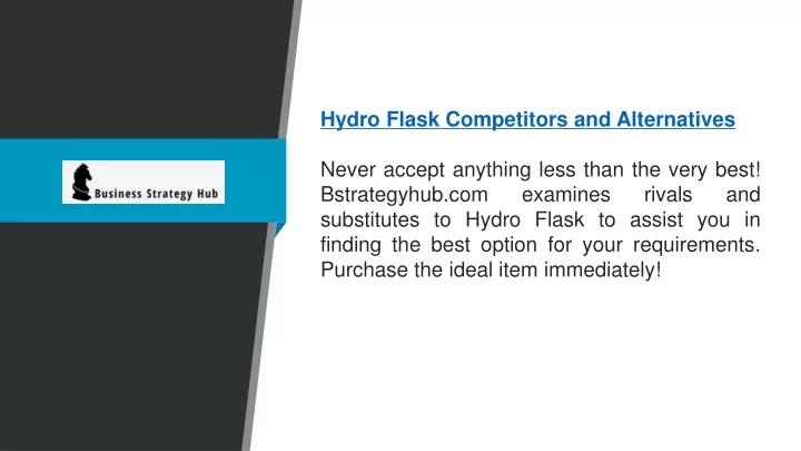 hydro flask competitors and alternatives