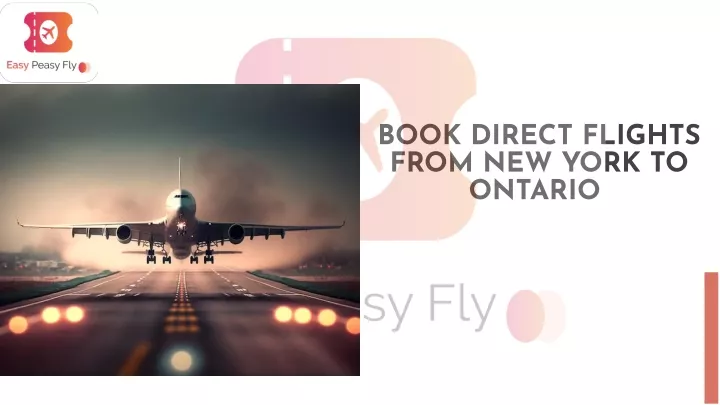 book direct flights from new york to ontario