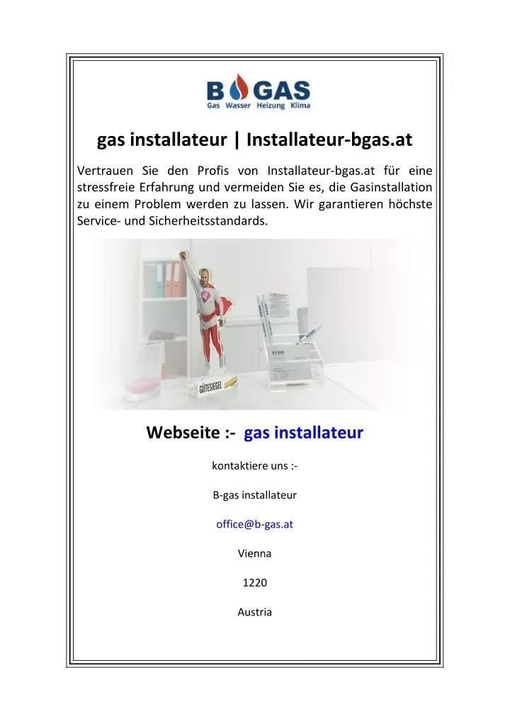 gas installateur installateur bgas at